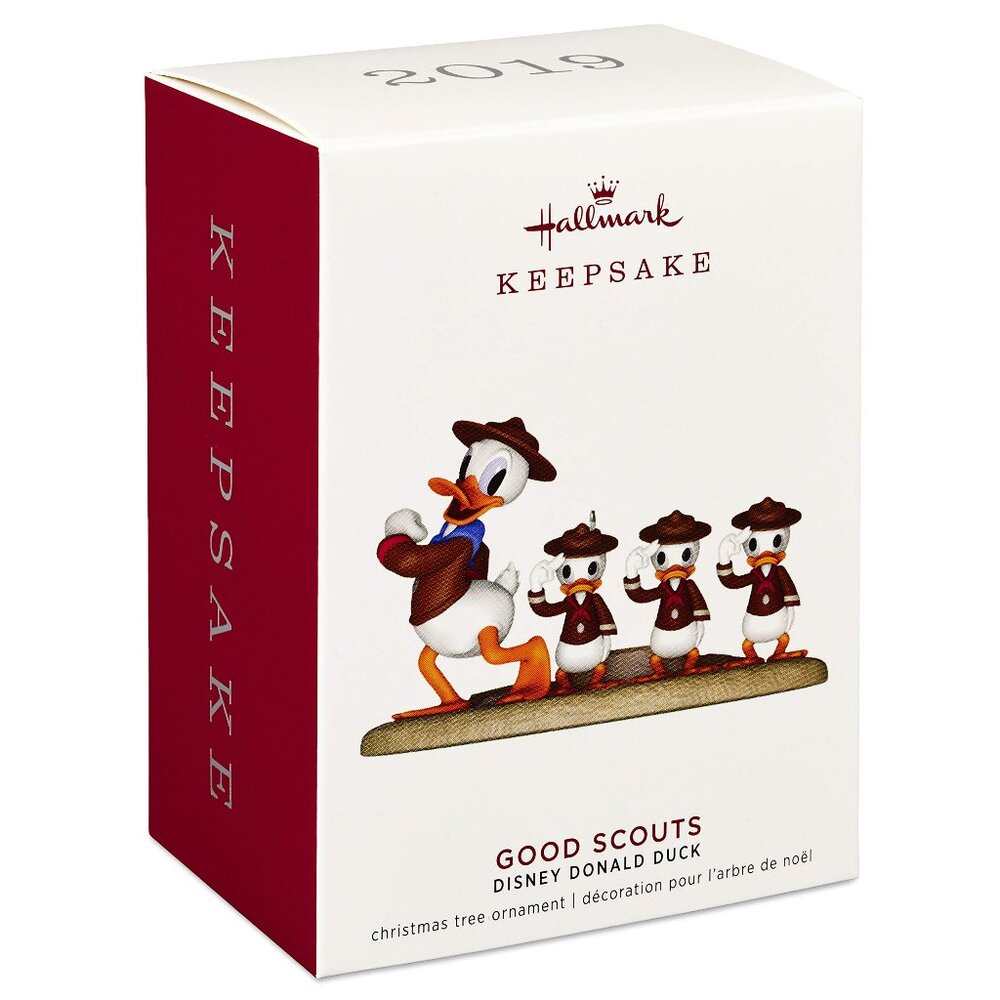 New! Donald Duck Boy Scouts Hallmark Keepsake Christmas Ornament 2019 Disney
